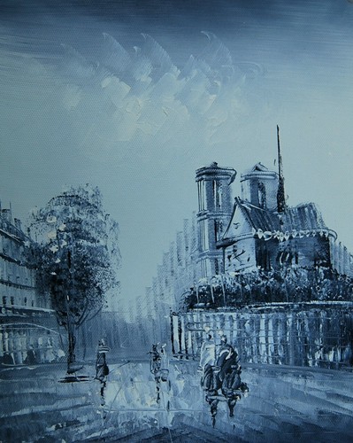 Tableau peinture huile sur - &,