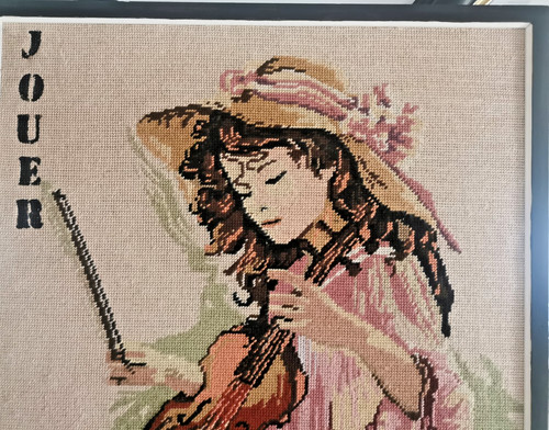 Tableau tapisserie canevas - tableau,