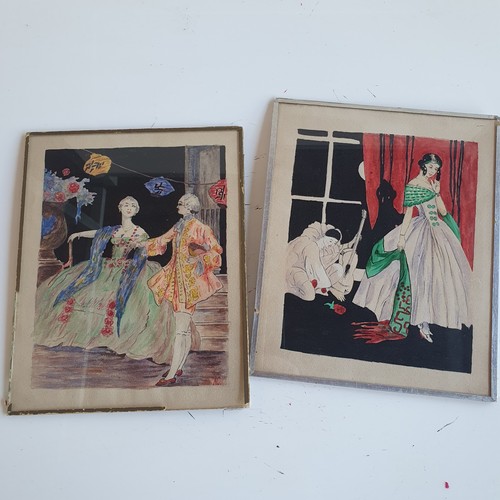 Tableaux dessins peints à - 2x,