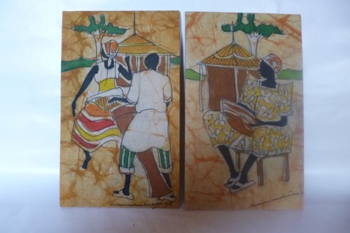 Tableaux africains sur - 4, toile